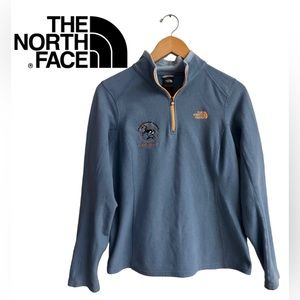 THE NORTH FACE Women’s M Fleece Pullover Zip Blue “Iron Horse Farms 2015”